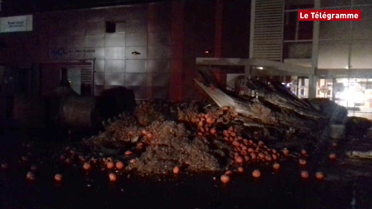 Agriculteurs. Opérations coup-de-poing à Brest