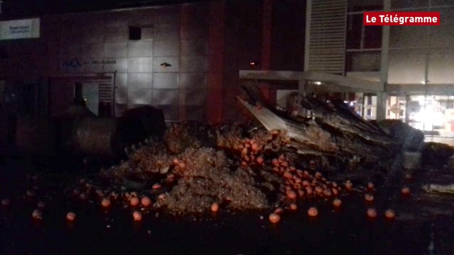 Agriculteurs. Opérations coup-de-poing à Brest