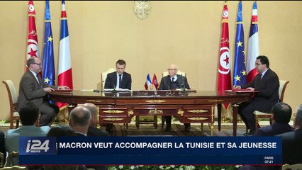 Emmanuel Macron veut accompagner la Tunisie et sa jeunesse