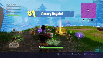 Fortnite My First Win Battle Royal Squad Mode