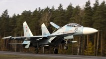US surveillance aircraft's close aerial encounter with Russian fighter jet