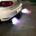 Volkswagen Golf 6 GTI Shooting Flames!