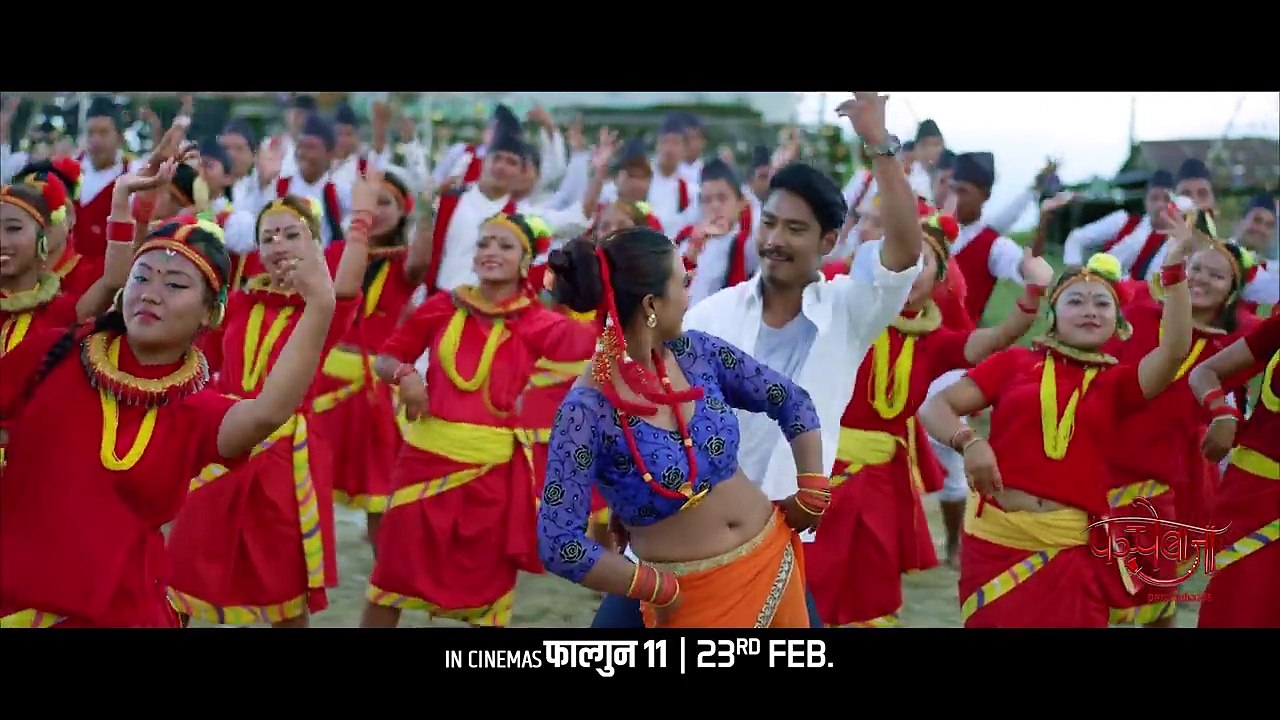 Ghin Ghin Madal - New Nepali Movie PANCHEBAAJA Song 2017-2074 - Saugat Malla, Karma, Jasmin Shrestha
