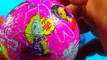 6 CHUPA CHUPS Surprise eggs Disney Princess MONSTER HIGH SuperMan BATMAN Maya the Bee!