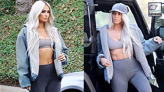 Paris Hilton Dresses Up As Kim Kardashian & Models For Yeezy New Campaign