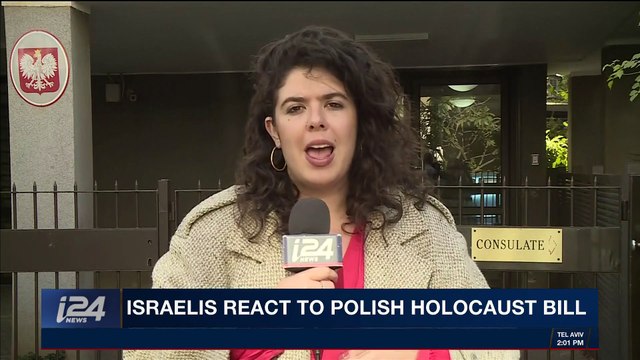 i24NEWS DESK | Israelis react to Polish Holocaust bill | Thursday, February 1st 2018