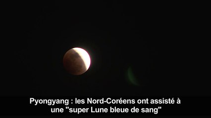 TIMELAPSE: la Super Lune visible à Pyongyang