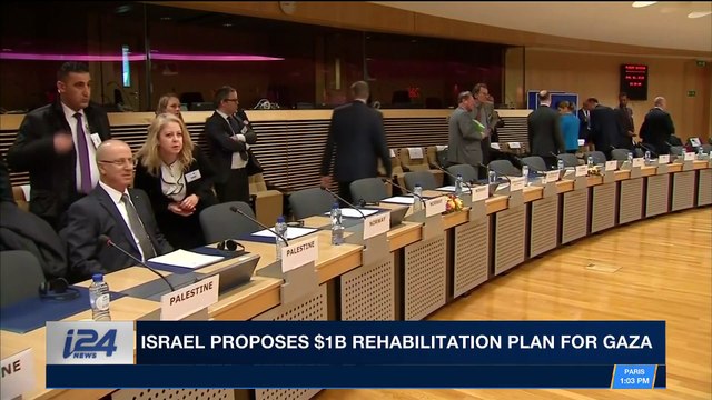 i24NEWS DESK | Israel proposes $1B rehabilitation plan for Gaza | Thursday, February 1st 2018