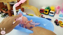 Baby Doll Bath Time take a bath with REAL WATER Toys! YapitTV Toys