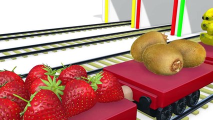 Fruits and Vegetables with Thomas The Train For kids | Learn Colors | Nursery Rhymes Songs
