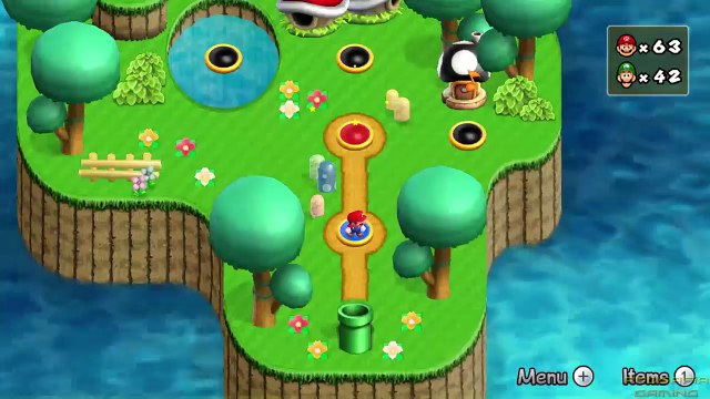 Newer Super Mario Bros Wii Co-Op Walkthrough - Mini-Mega Island