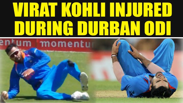 India vs South Africa 1st ODI : Virat Kohli gets severely injured , goes off field | Oneindia News