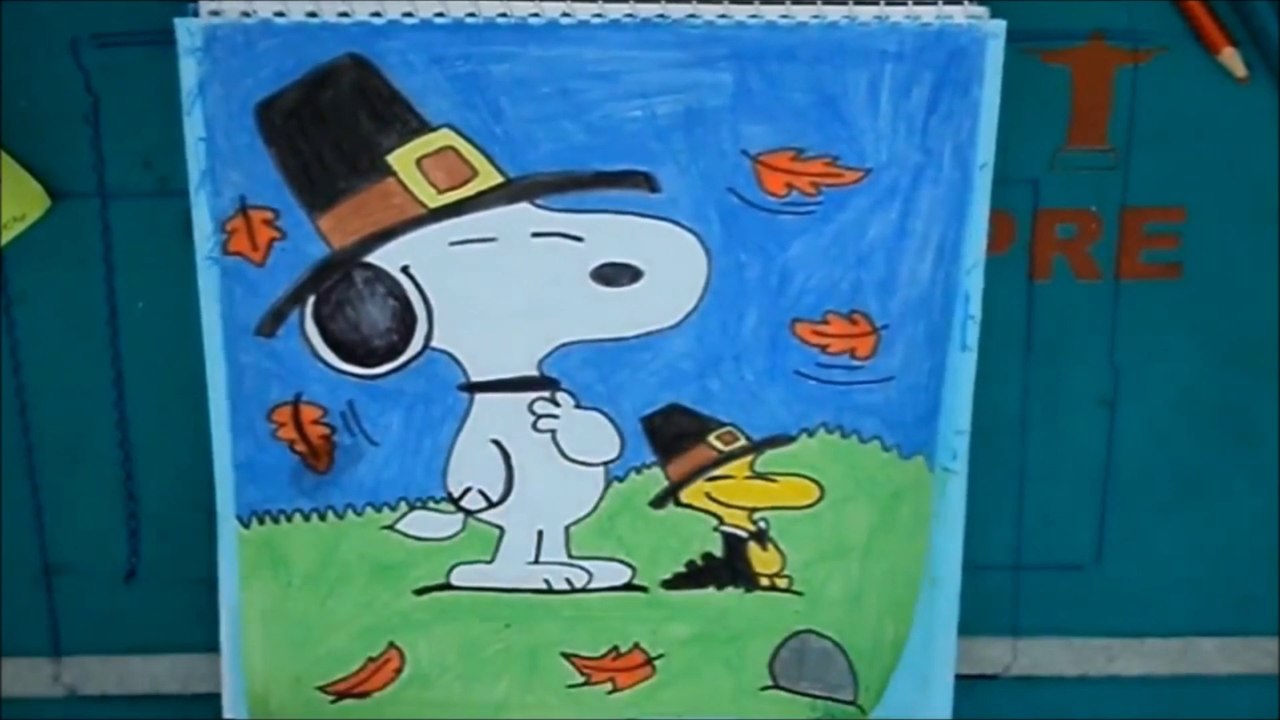 Speed Drawing - Snoopy and Woodstock