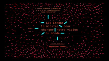 Julien Bobroff répond aux questions des Ernest