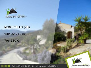 Villa A vendre Monticello 210m2 - 796 950 Euros