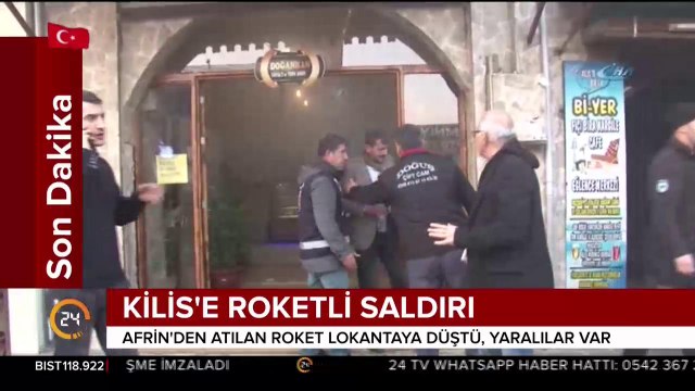 Kilis'e roketli saldırı