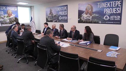 'Tünektepe Projesi'nin ihalesi canlı yayında yapıldı - ANTALYA