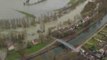 Drone Footage Shows Northern France Submerged Following Severe Rainfall
