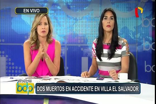 Villa el Salvador: aparatoso accidente vehicular deja dos muertos