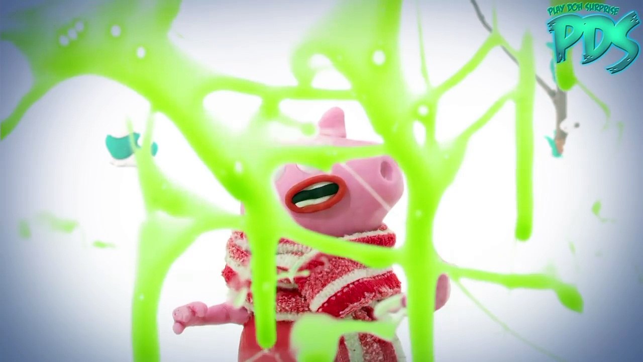 Peppa Pig Is Sick Stop Motion Play Doh Snot Slime New English Episodes