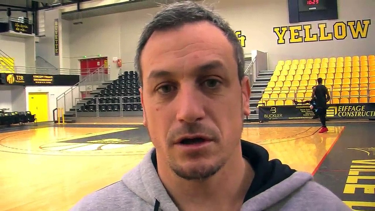 Rémi Giuitta avant le déplacement de Fos Provence Basket à Aix-Maurienne