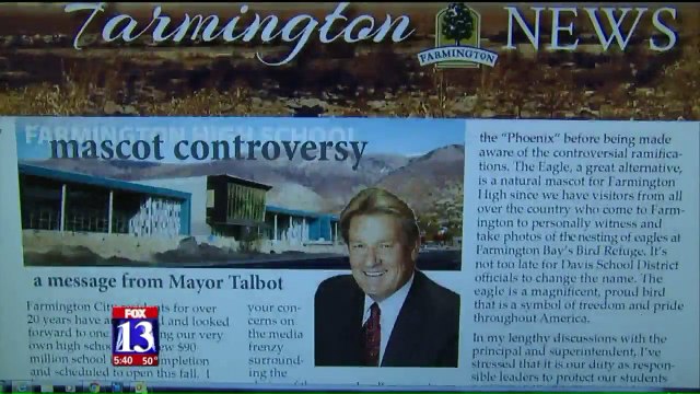Utah Mayor Asks School to Change Controversial Mascot
