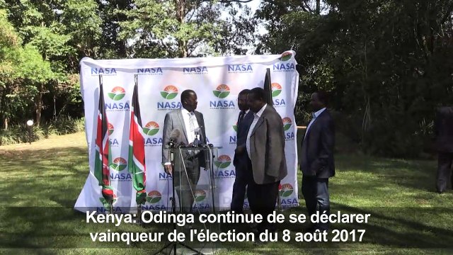 Kenya: Odinga continue de se déclarer vainqueur des élections