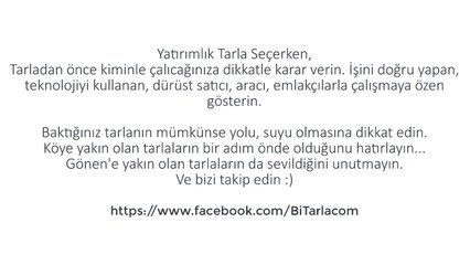 Balikesir Gönende Tarla Satin Alirken Nelere Dikkat Etmelisiniz?