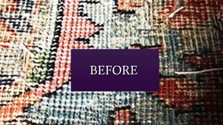 Aladdin Oriental Rug Cleaning Before and After Images | (732) 456-5511