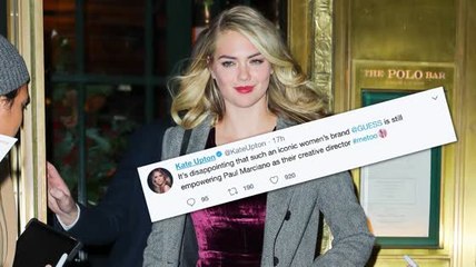 Kate Upton Joins #MeToo Movement, Goes After Guess