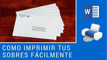 Como Imprimir sobres en tu impresora