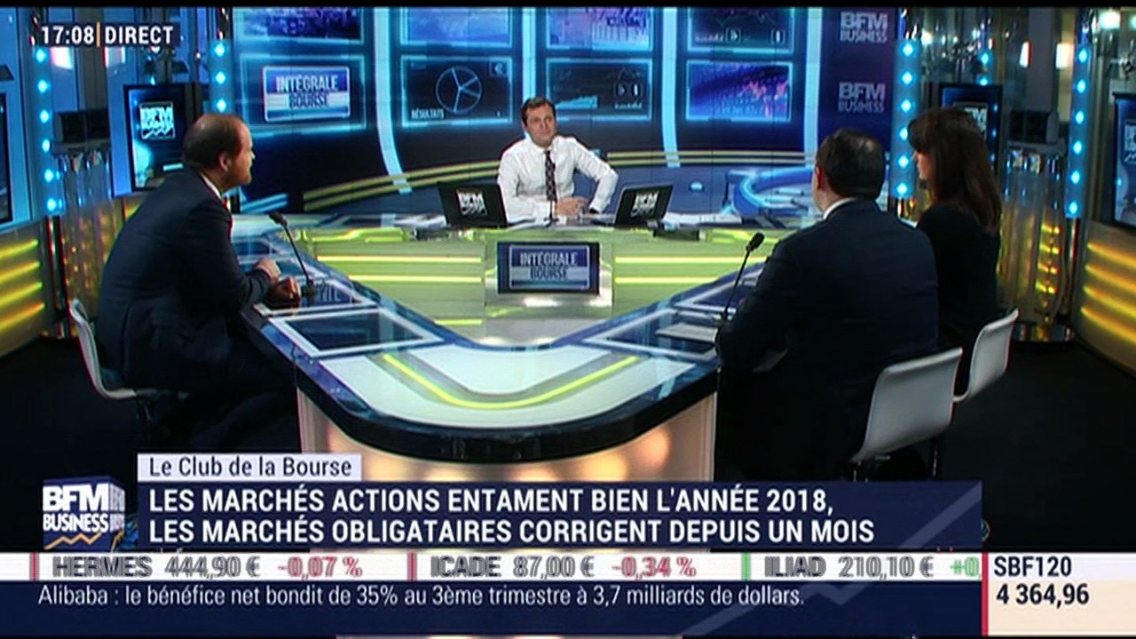 Le Club de la Bourse: Pierre-Olivier Beffy, Sophie Chauvellier, Thomas Vlieghe et Andrea Tueni - 01/02