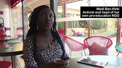 Young Nigerian activist fights for education in troubled region