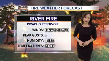 River Fire continues to burn near Eloy