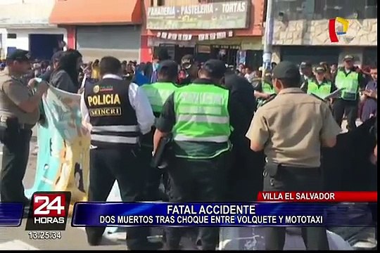 Villa El Salvador: fallecidos en choque entre camión y mototaxi eran compañeros de trabajo