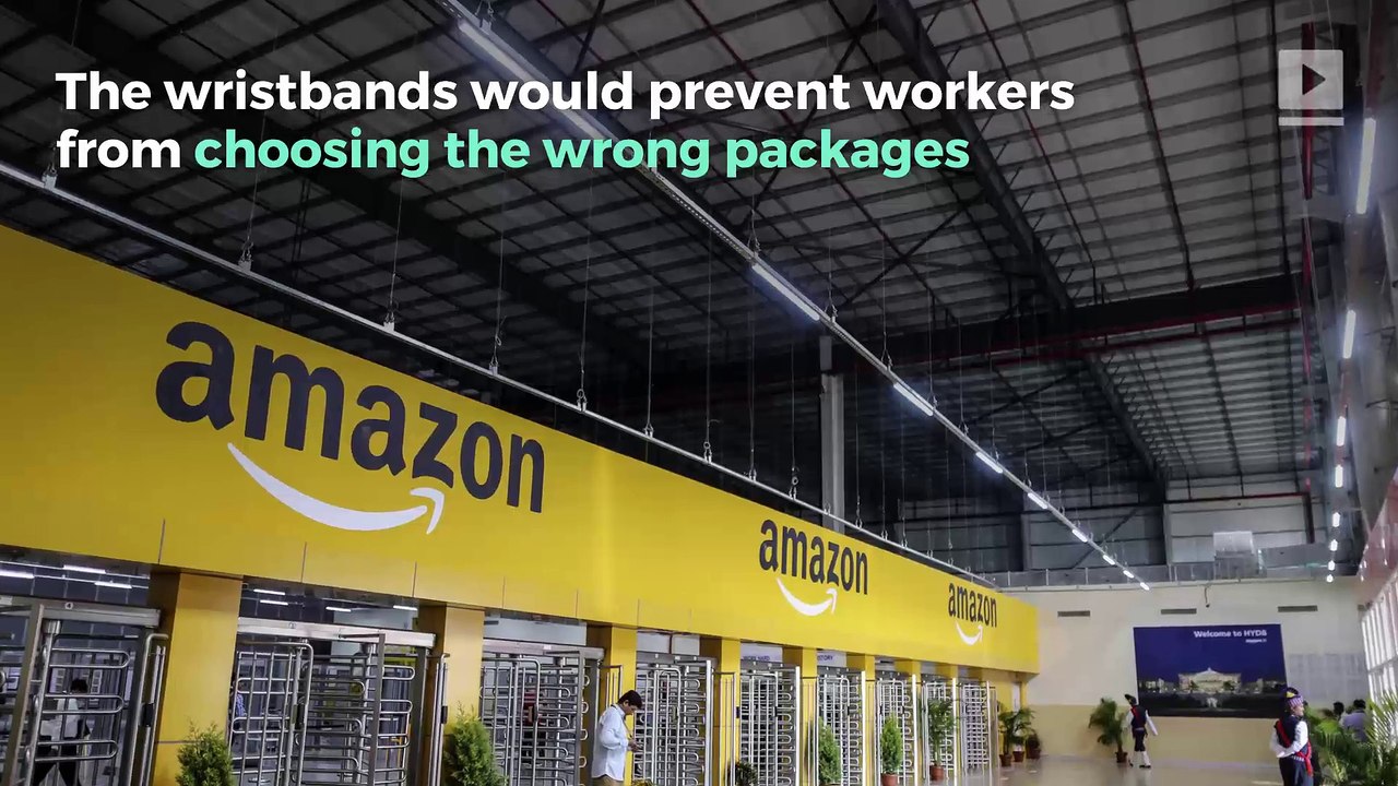 Amazon Patents Wristband to Track Employee Movements video Dailymotion