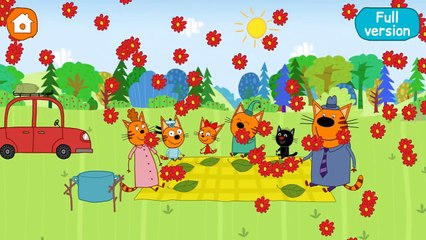 Cartoon for Kids - KId e Cats Picnic