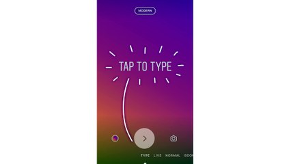 Instagram Stories presenta un nuevo modo solo de texto