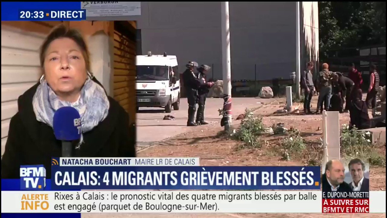 Rixes à Calais: "Les incidents graves se sont multipliés tout au long de l'après-midi", avance la maire Natacha Bouchart