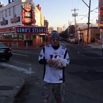 One Gronk spike of a Philly Cheese Steak, everybody knows the rule