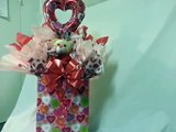 How to Make a Gift Basket Styled Gift Bag - Valentines Day Gift