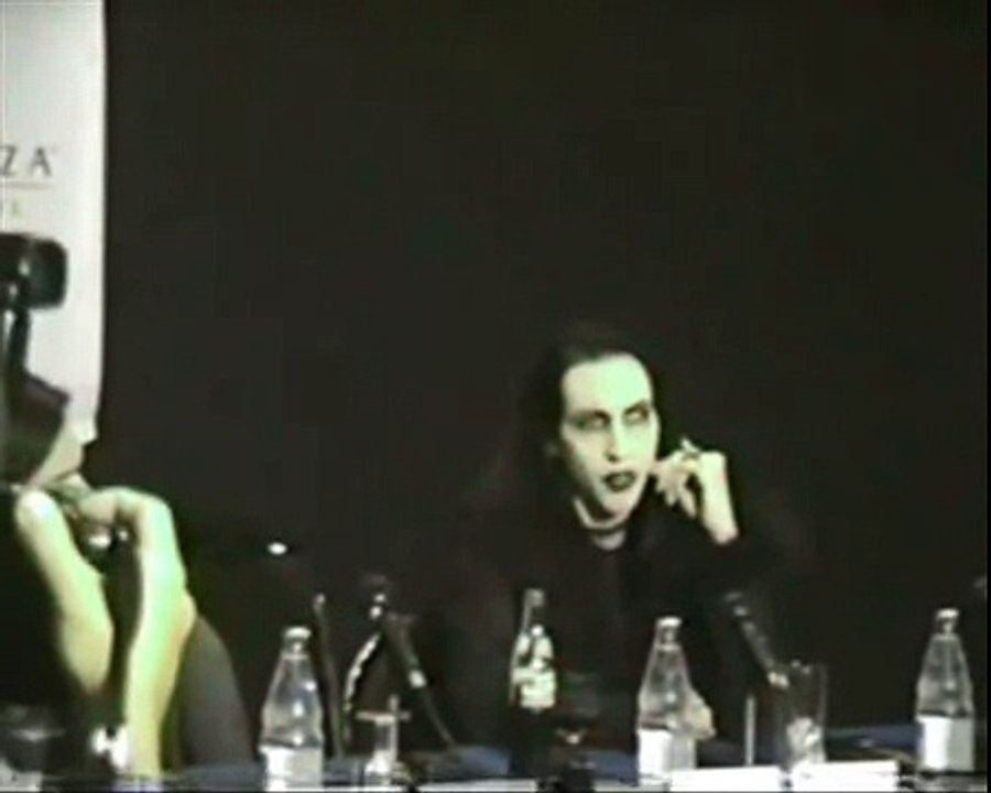 Marilyn Manson Antichrist Superstar Press Conference (1997)