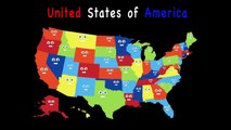 50 States Song for Kids/50 States and Capitals for Children/USA 50 States