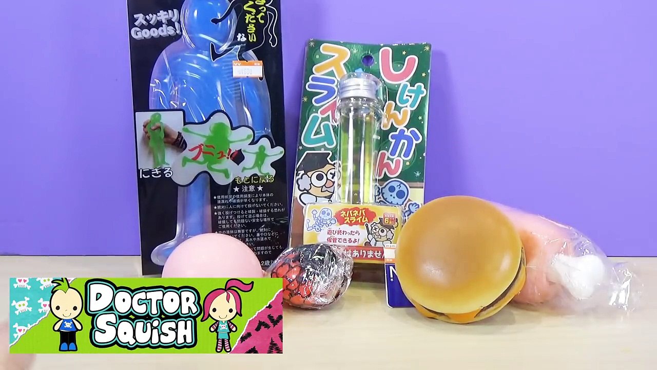 Cutting Open Squishy TOYS! Big SLIME Show! Homemade Stress Ball Orbeez Mesh Ball Doctor Squish