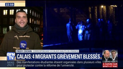 Rixes entre migrants à Calais (3/4)