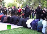 Cops pepper spray peaceful California students at UC Davis