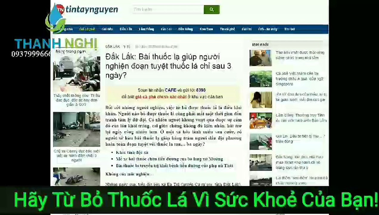 Bán Thuốc Cai Thuốc Lá Thanh Nghị Tại Quận Tân Bình | Cai Thuốc Lá 3 Ngày