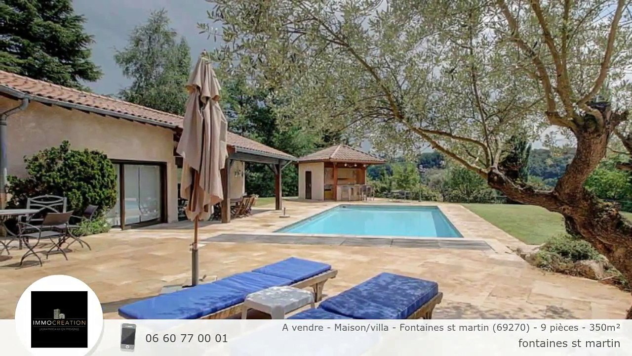 A vendre - Maison/villa - Fontaines st martin (69270) - 9 pièces - 350m²