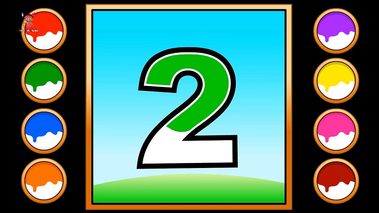 Colors and Numbers 1-10 with Baby Education Learning Video - Kids Children Toddlers