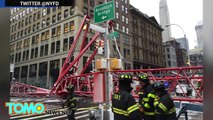 New York crane collapse: Man crushed to death by 500ft crawler crane in Tribeca - TomoNews